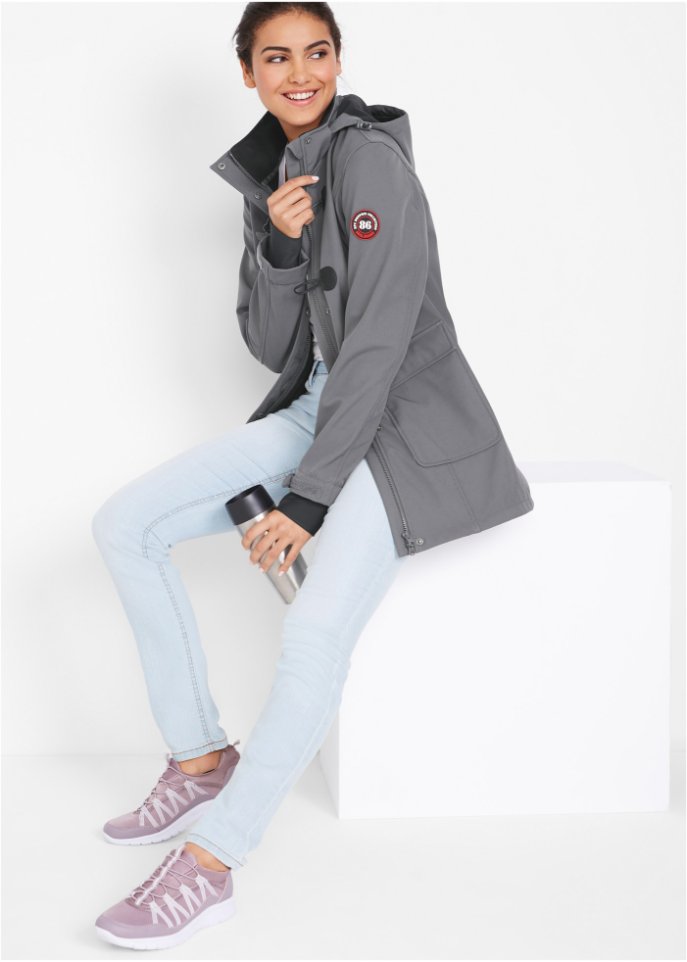Duffle-Jacke aus Softshell