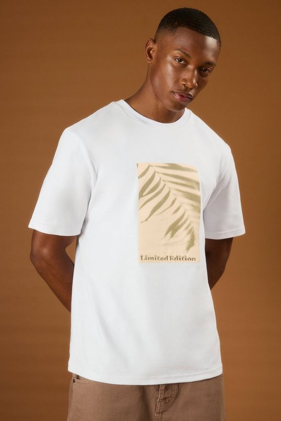 T-Shirt mit Palmen-Print