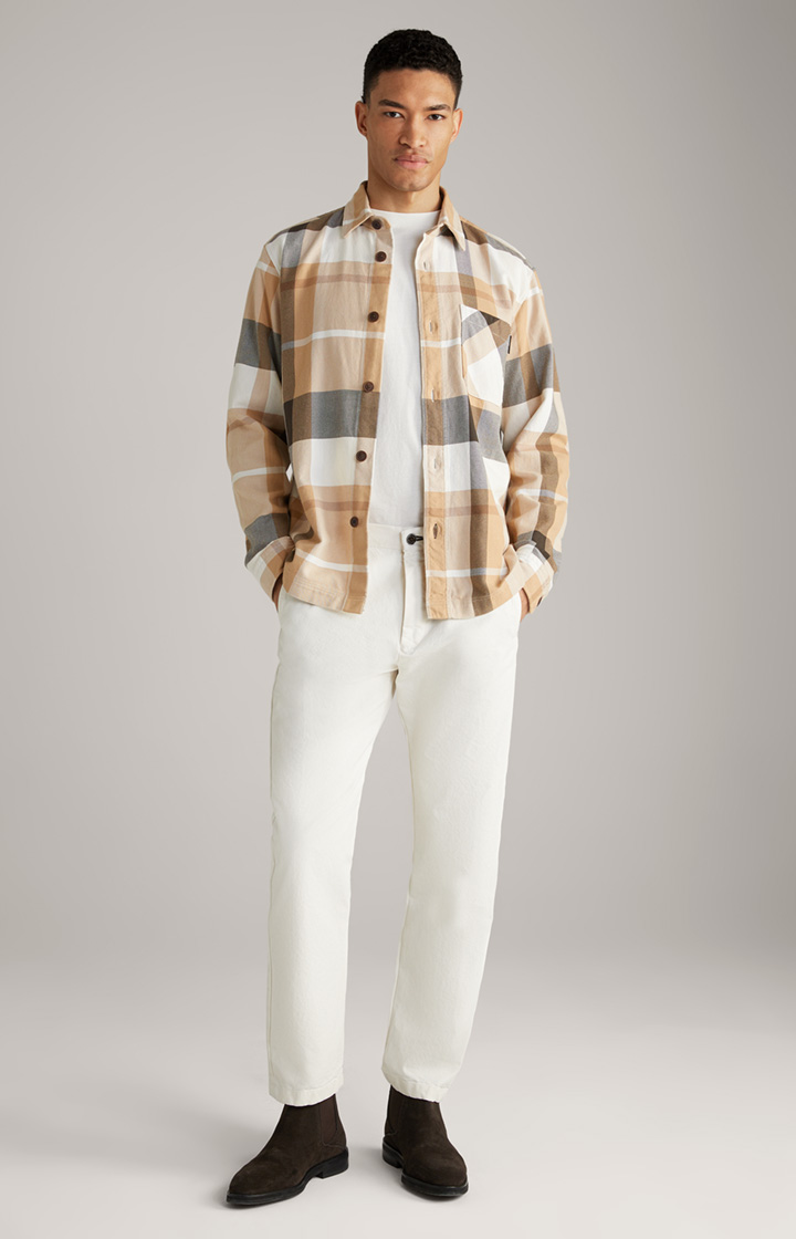 Hemd Harvi in Beige kariert