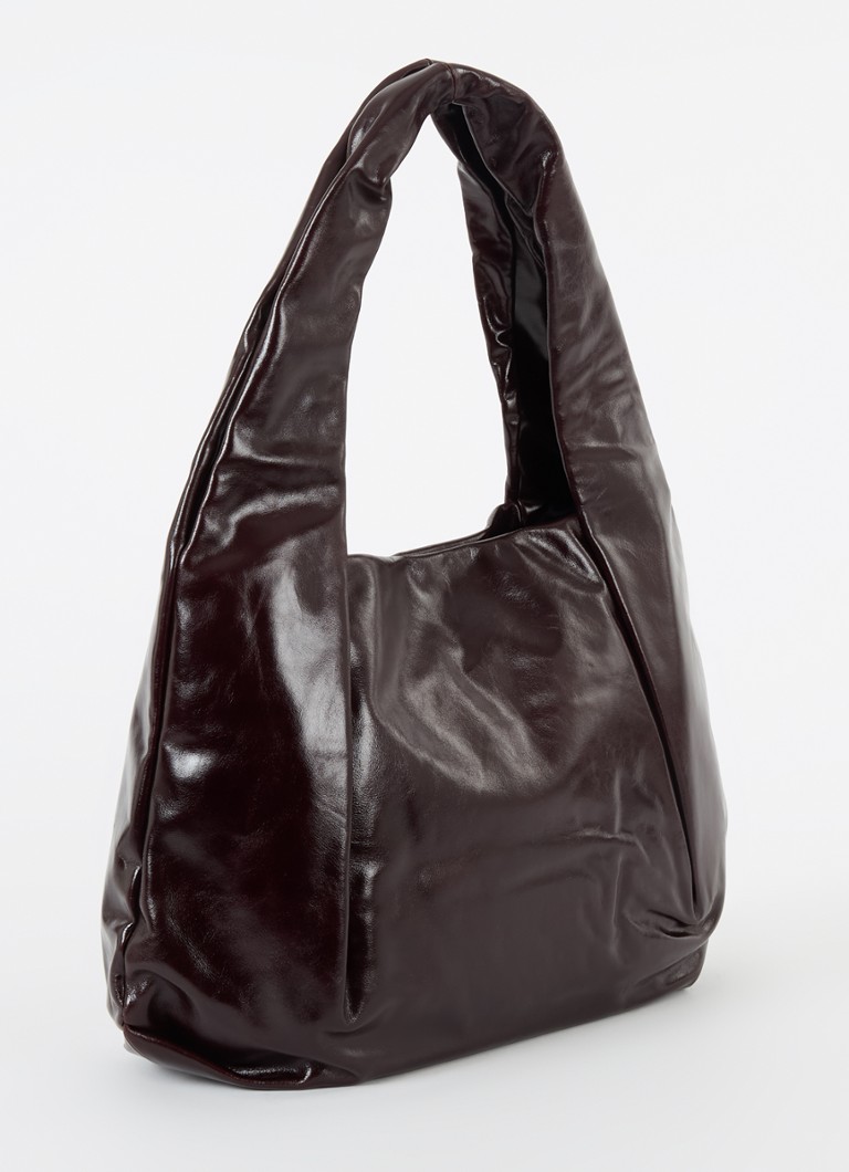 Borsa a tracolla Sandro in pelle verniciata