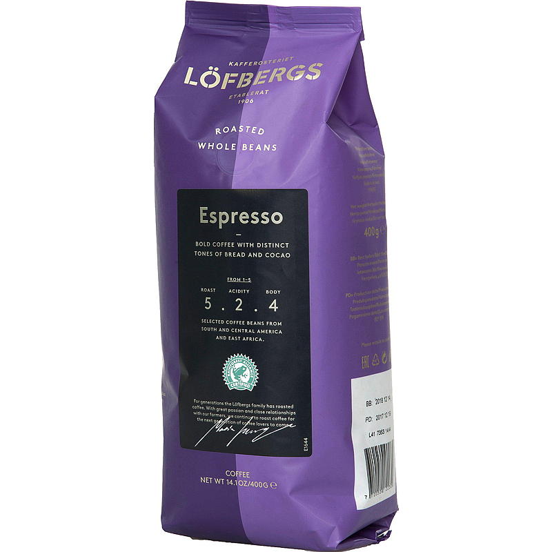 Löfbergs Kaffebønner Löfbergs 400 g, Espresso Black Mystery