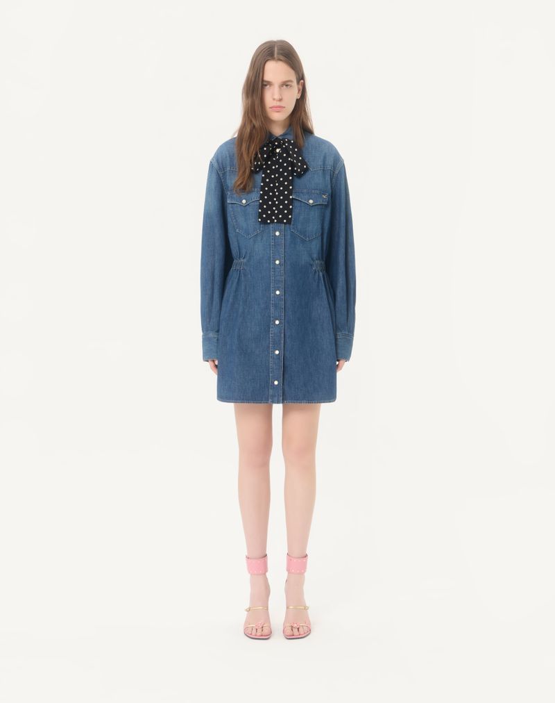 Vestido midi jeans