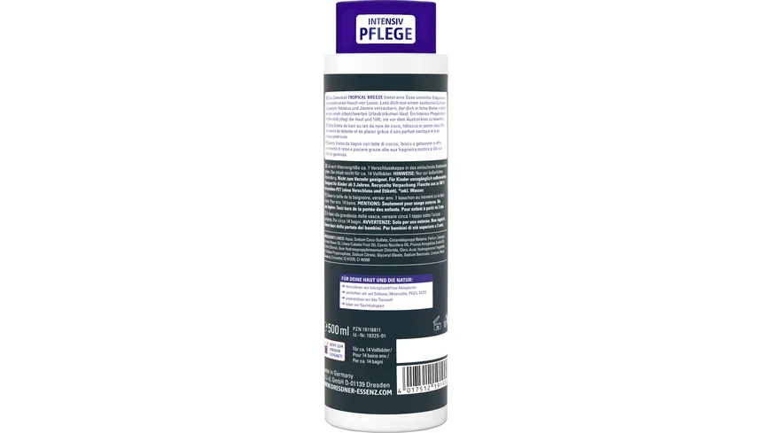 Dresdner Essenz Cremebad Tropical Breeze 500 ml