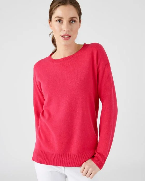 Pull col rond en pur cachemire