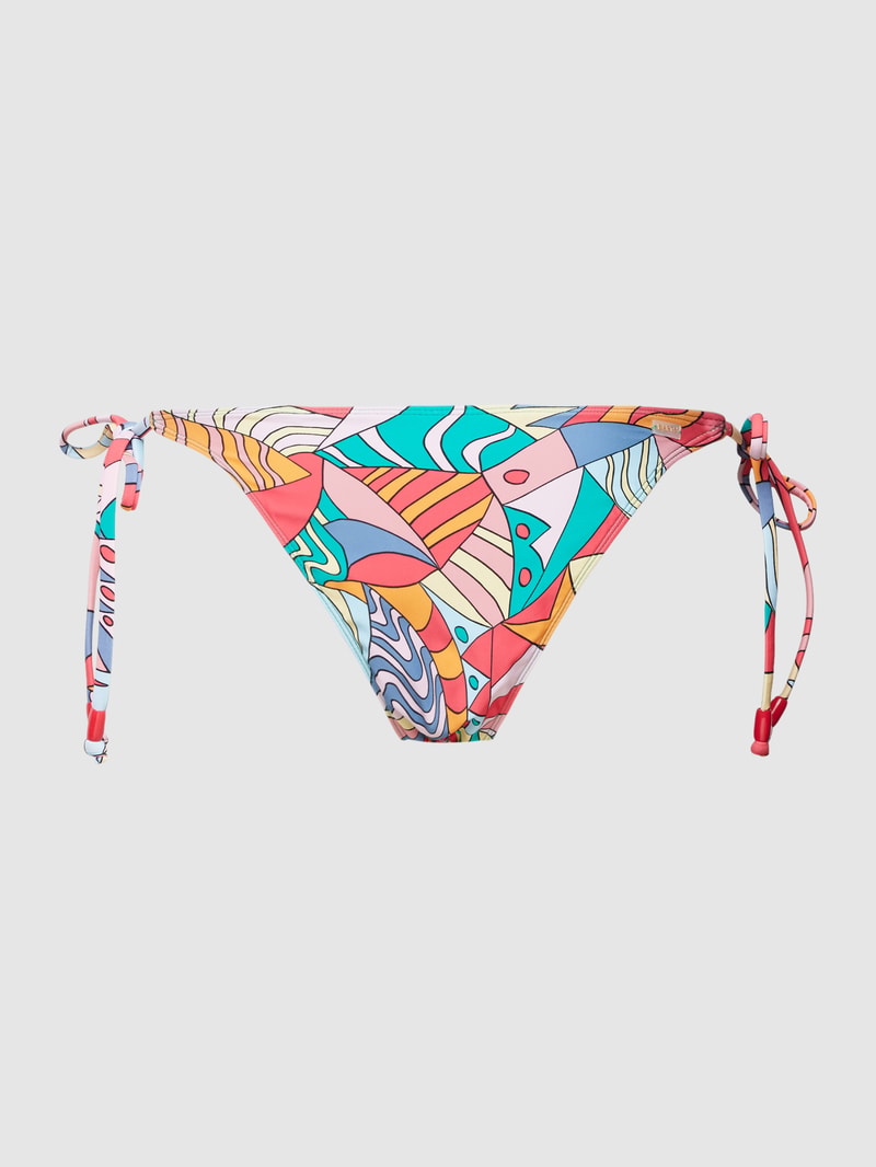 Bikini-Slip mit Allover-Muster Modell 'FLINDER' in grün