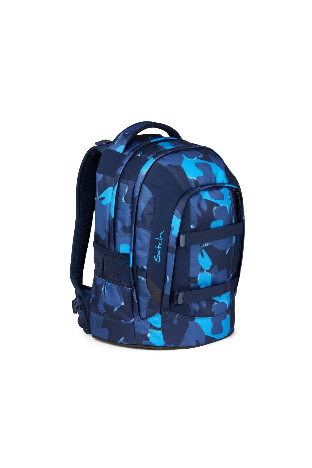 satch  Schulrucksack - Blau - Unifarben