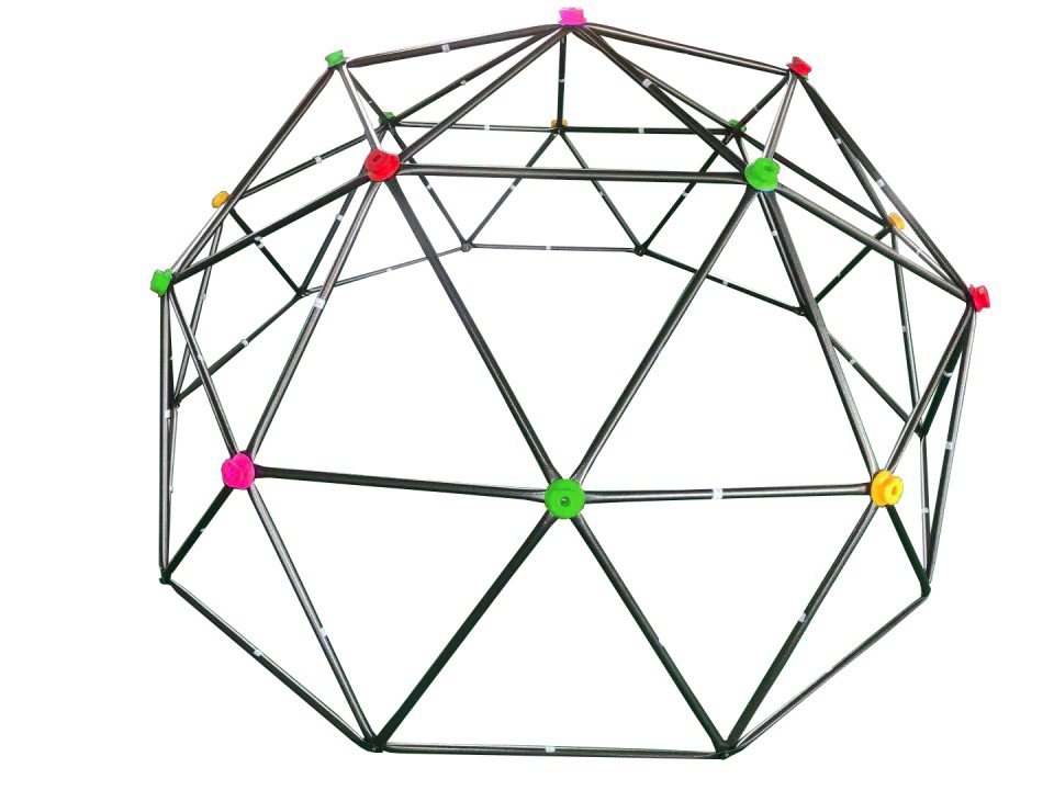 HC Garten & Freizeit Kinder Klettergerüst Dome Climber Outdoor Klettergestell Metall