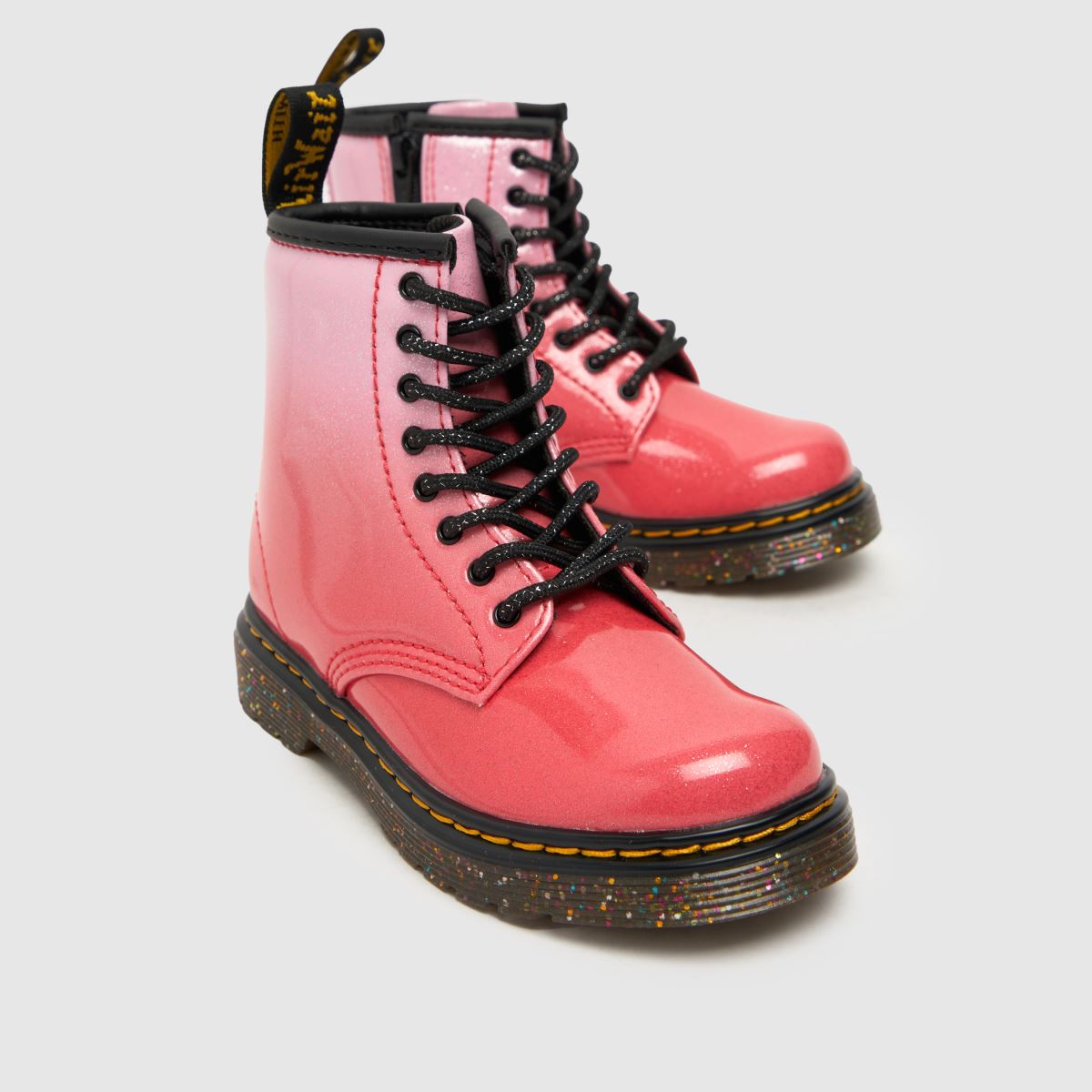 Dr. Martens 1460 csillámos lányka kisgyermek csizma rózsaszín