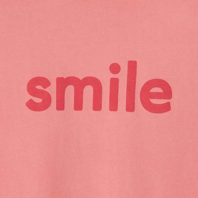 T-shirt rose CONFETTI pigments naturels mixte