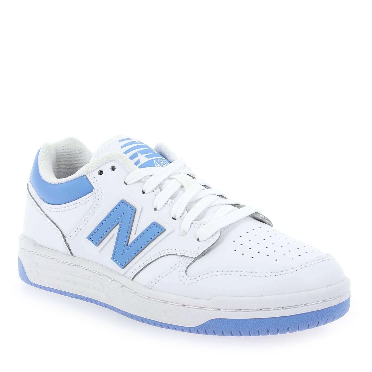 New Balance  BB480LTC - Blanc Bleu ciel