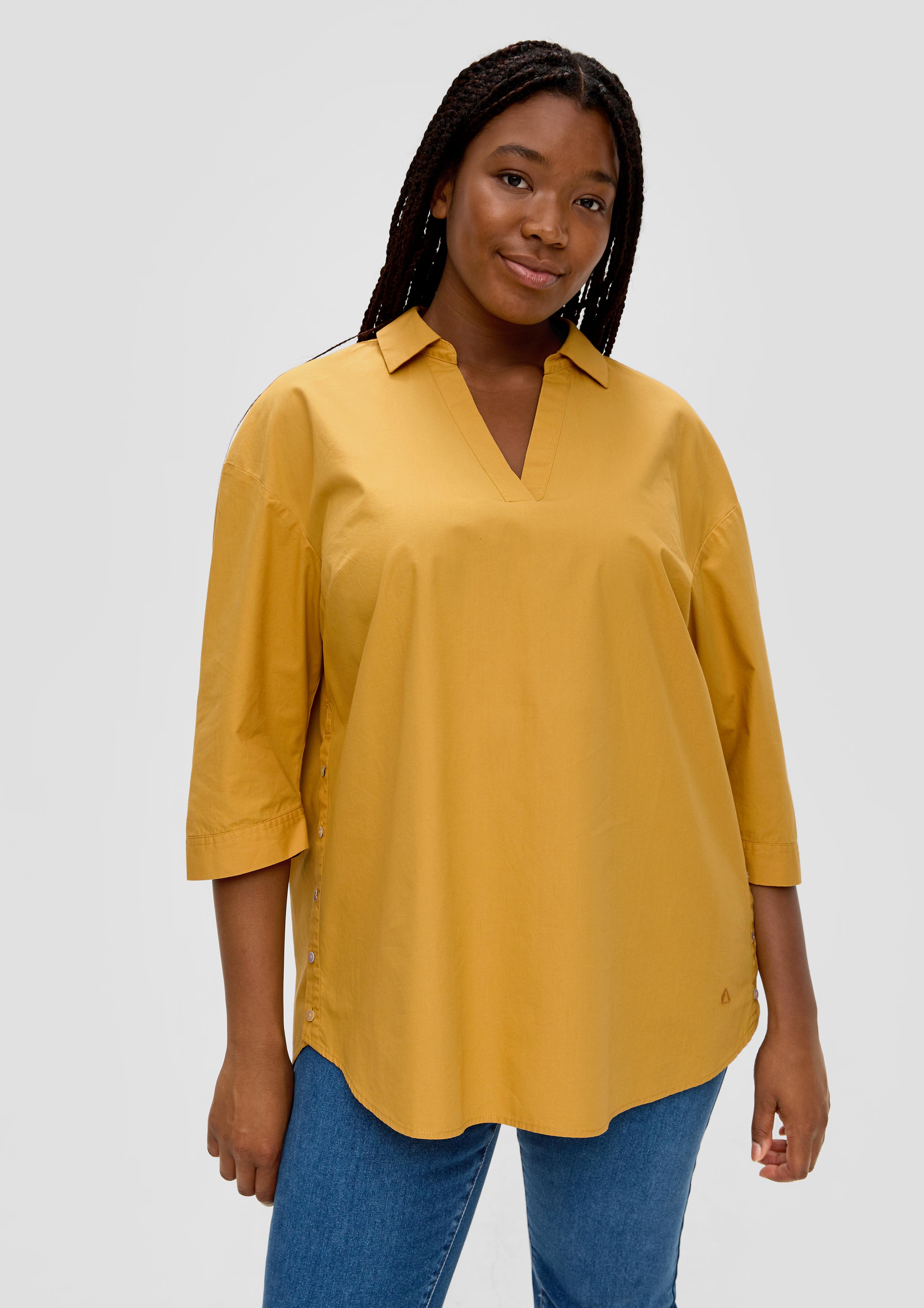 Bluse mit aufknöpfbarem Saum  2136387-1548