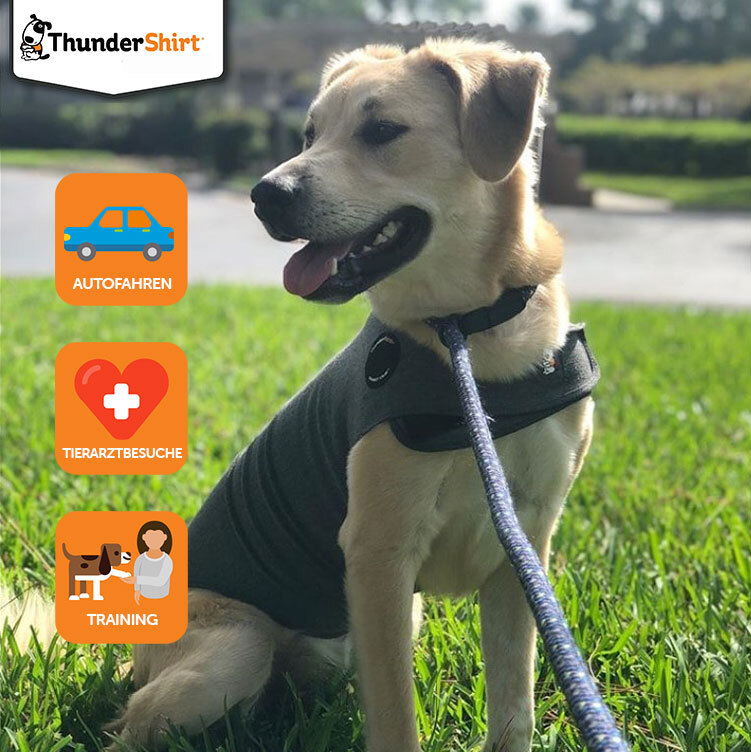 Thundershirt Hundewesten Thundershirt Beruhigungsweste grau XS