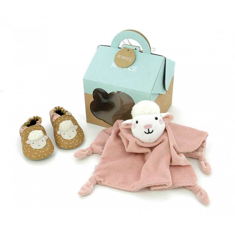 Chaussons cuir tannage vegetal Coffret Fille