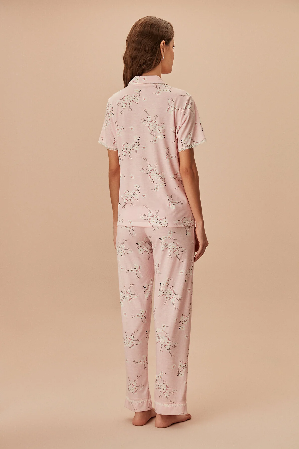 SUWEN  Sakura Maskulines Pyjama-Set