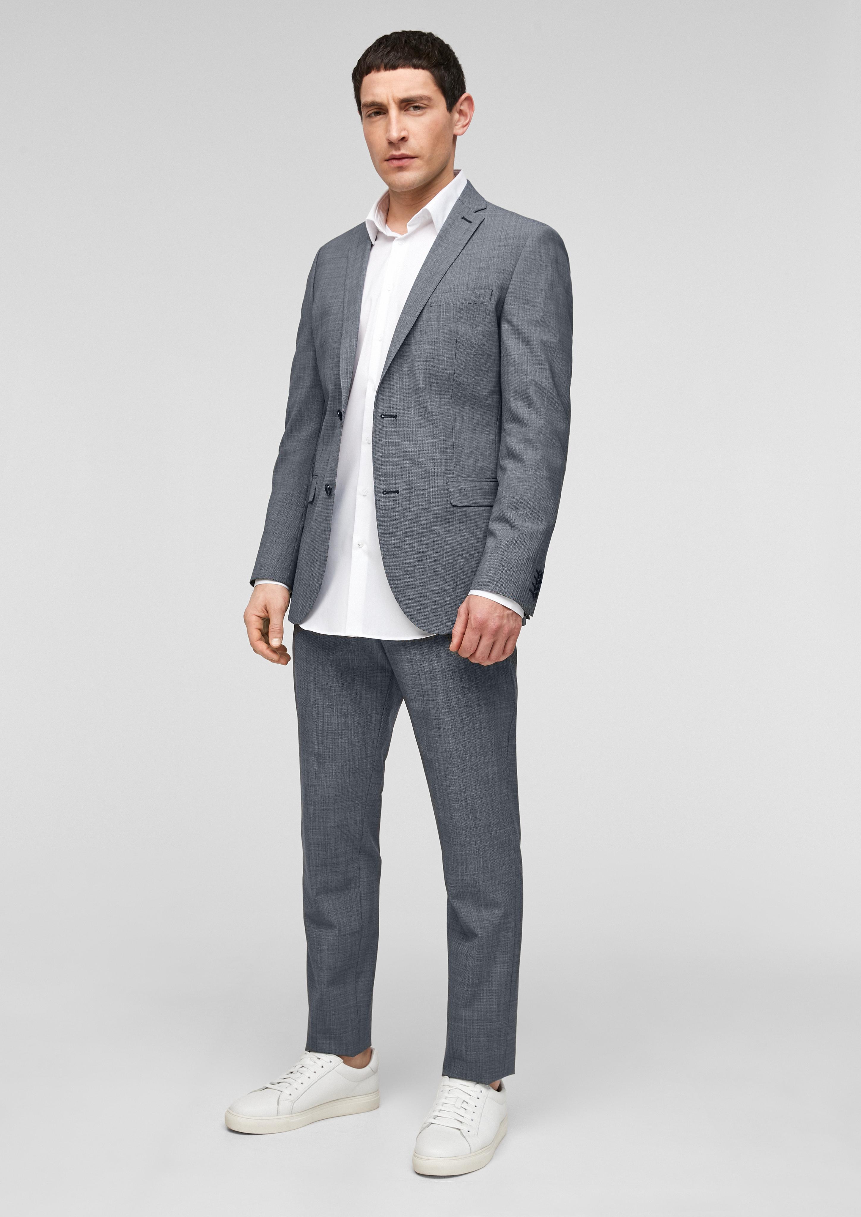 Slim: Schurwollmix-Hose  02.899.73.6255-59N1