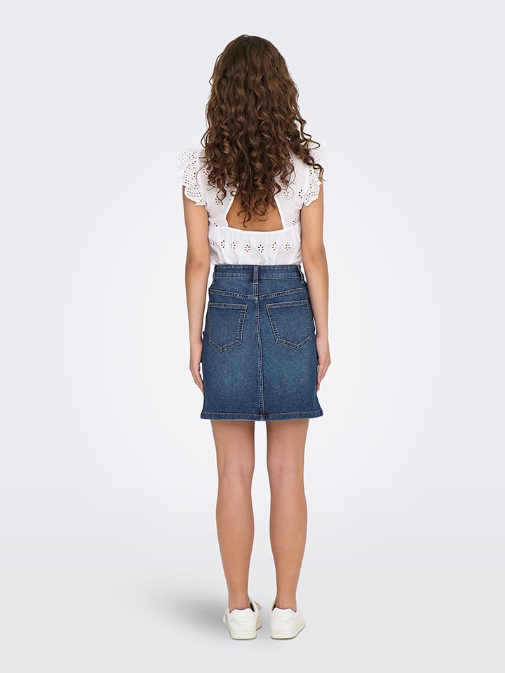 JDY Jeans-Rock in Blau günstig kaufen