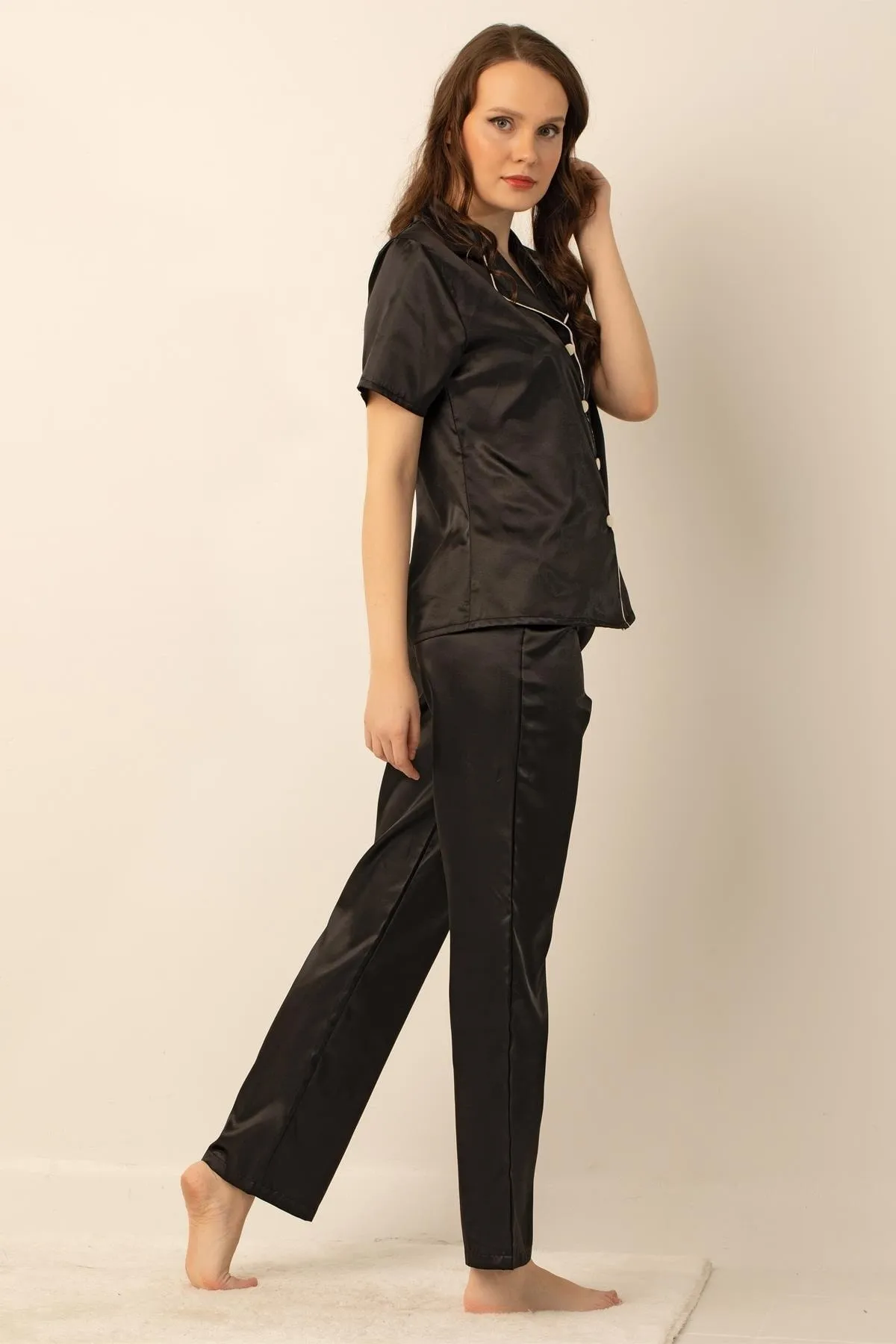 Miorre  Satin-Pyjama-Set für Damen