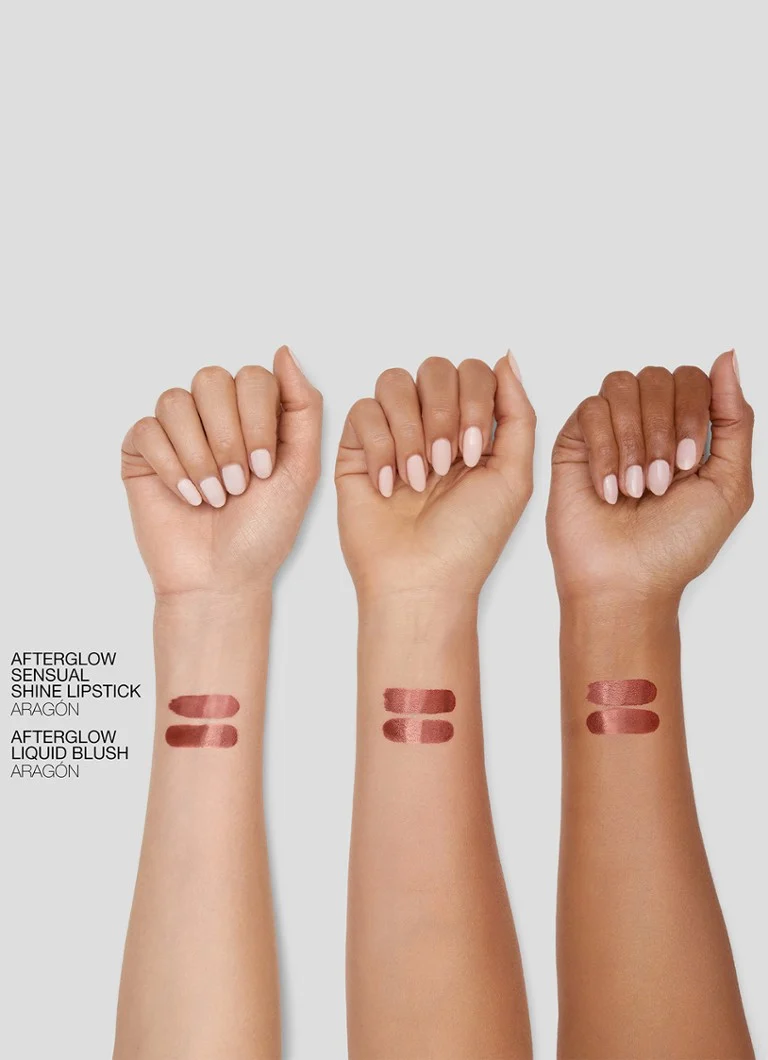 NARS Afterglow -huulipuna ja miniposkipuna -kaksoisvoide - rajoitettu erä