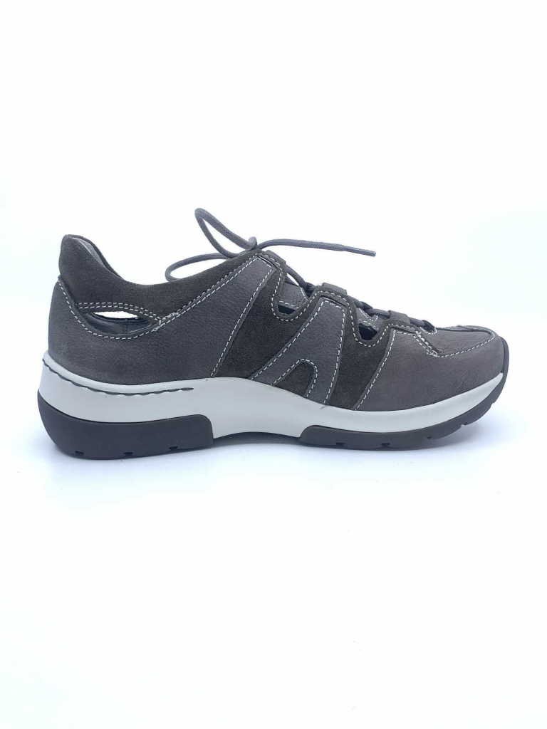 WOLKY Komfort Schnürer grau Nortec Antique grey