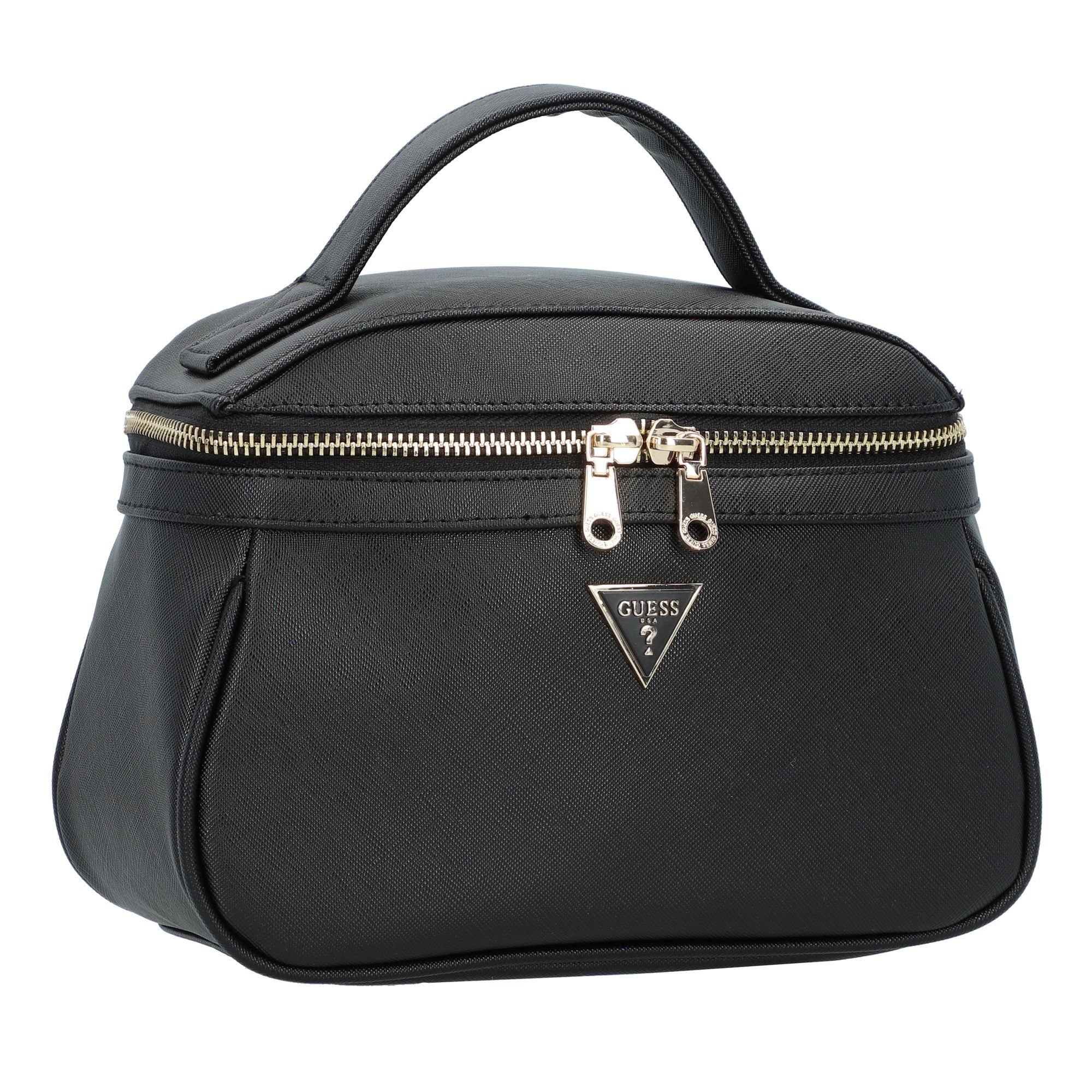 Guess Kosmetiktasche Saffiano, Polyurethan