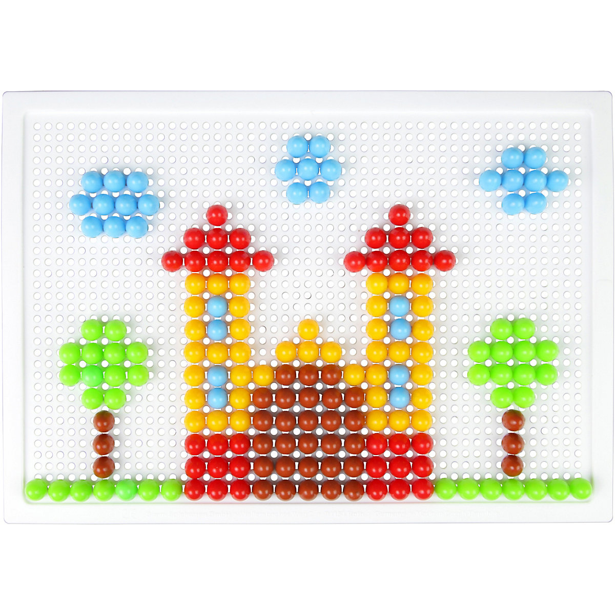 Mosaik Set color, 10 mm, 200 Stecker