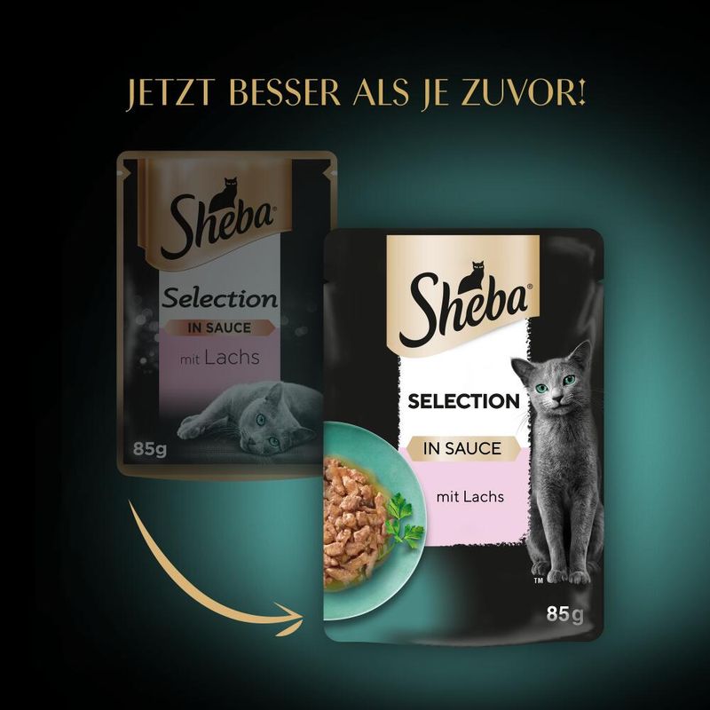 Sparpaket Sheba Varietäten Frischebeutel 56 x 85 g