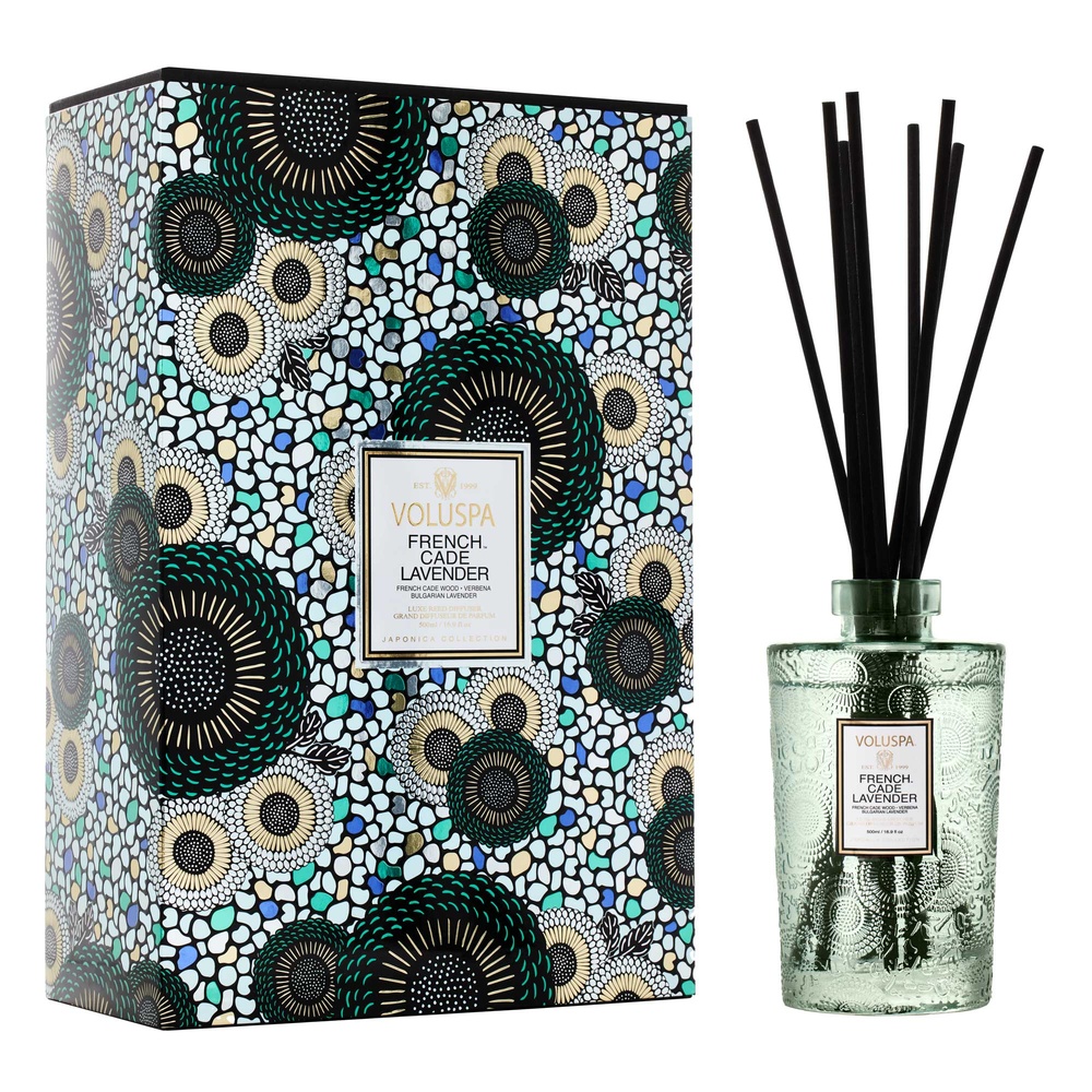 voluspa French Cade  500mL REED DIFFUSER Set COFFRET DIFFUSEUR