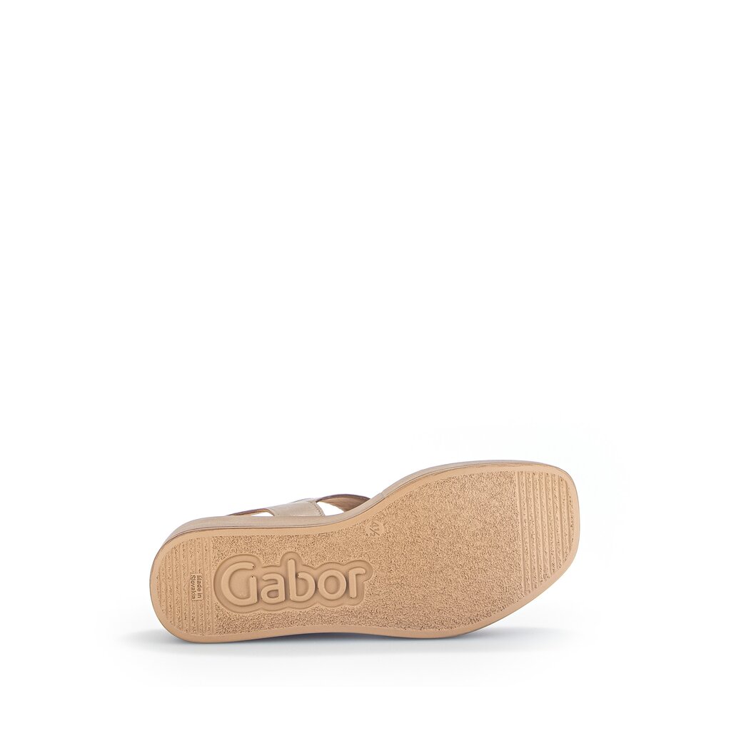 Gabor fashion Keilsandalette gold