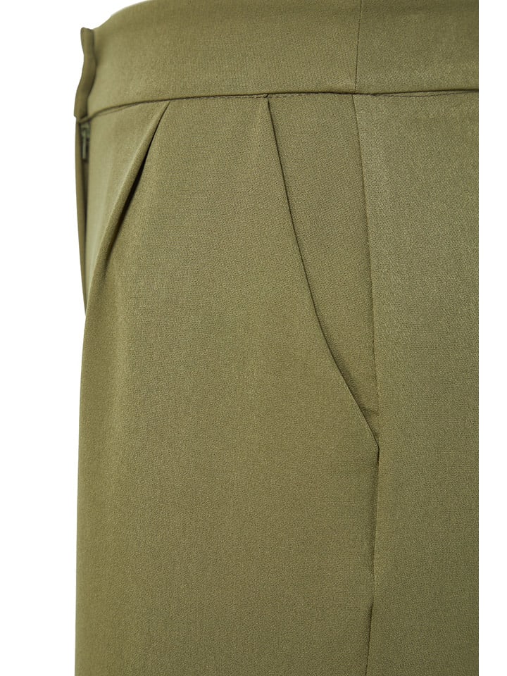 trendyol Marlenehose in Oliv günstig kaufen