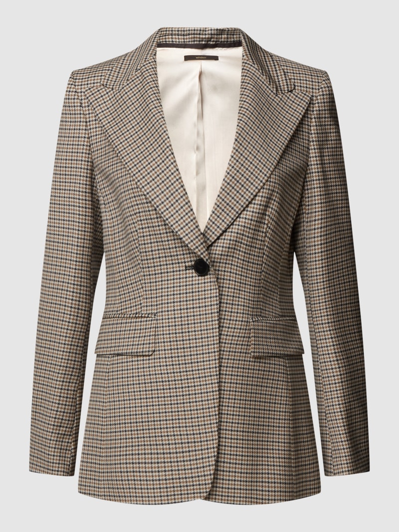 Blazer aus Woll-Mix in camel