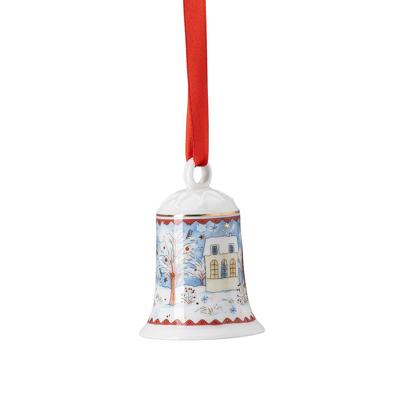 Hutschenreuther Christbaumschmuck Porzellanglocke Weihnachtsglocke 22 Porzellanglocke