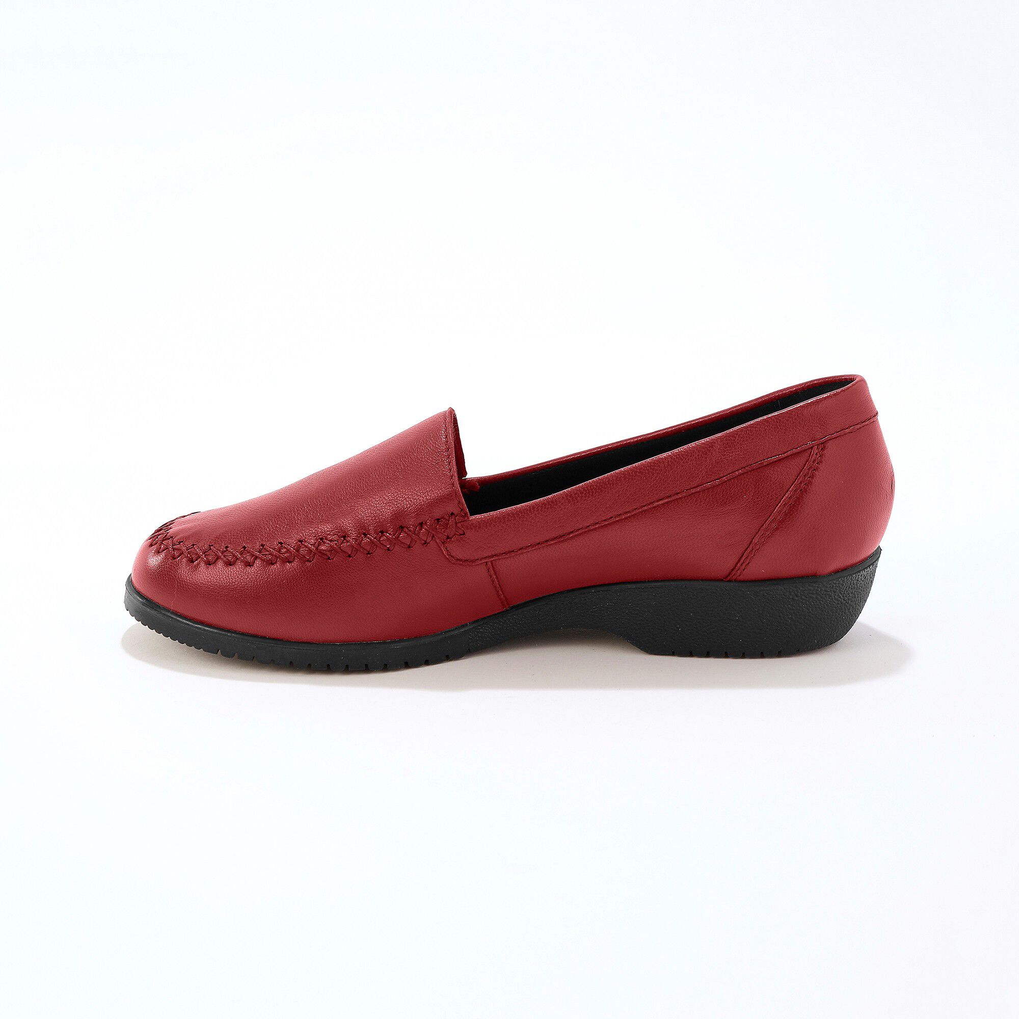 Mocassins largeur confort en cuir souple