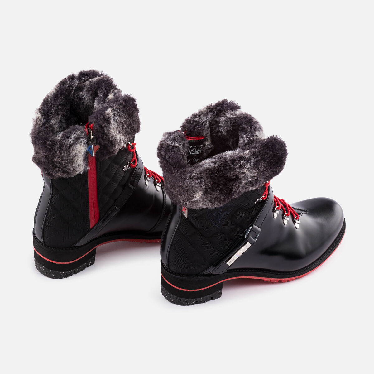 Damenstiefel 1907 Megève Shiny Schwarz