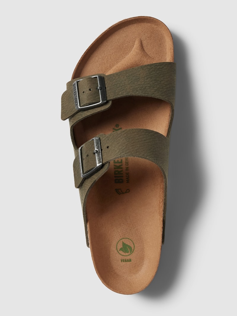 Slides mit Dornschließen Modell 'Arizona' in olivgrün