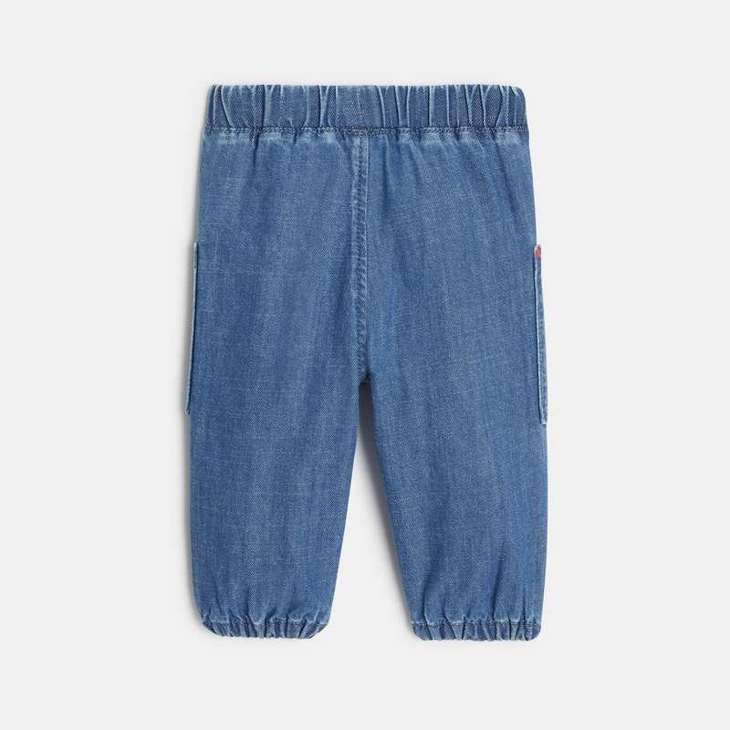 Pantalon bébé en jean bleu Catimini