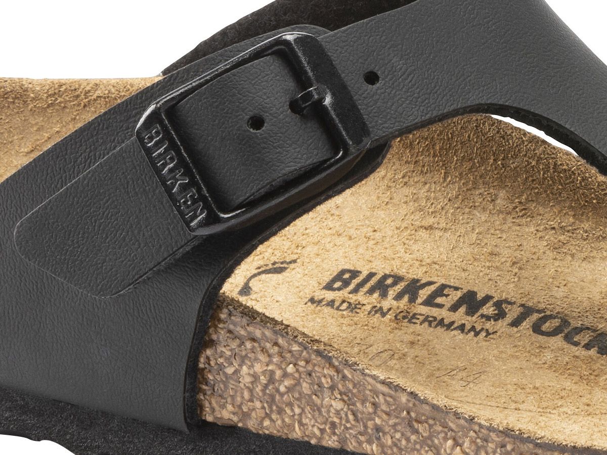 Birkenstock Gizeh BF Black schmale Kinder Zehentrenner