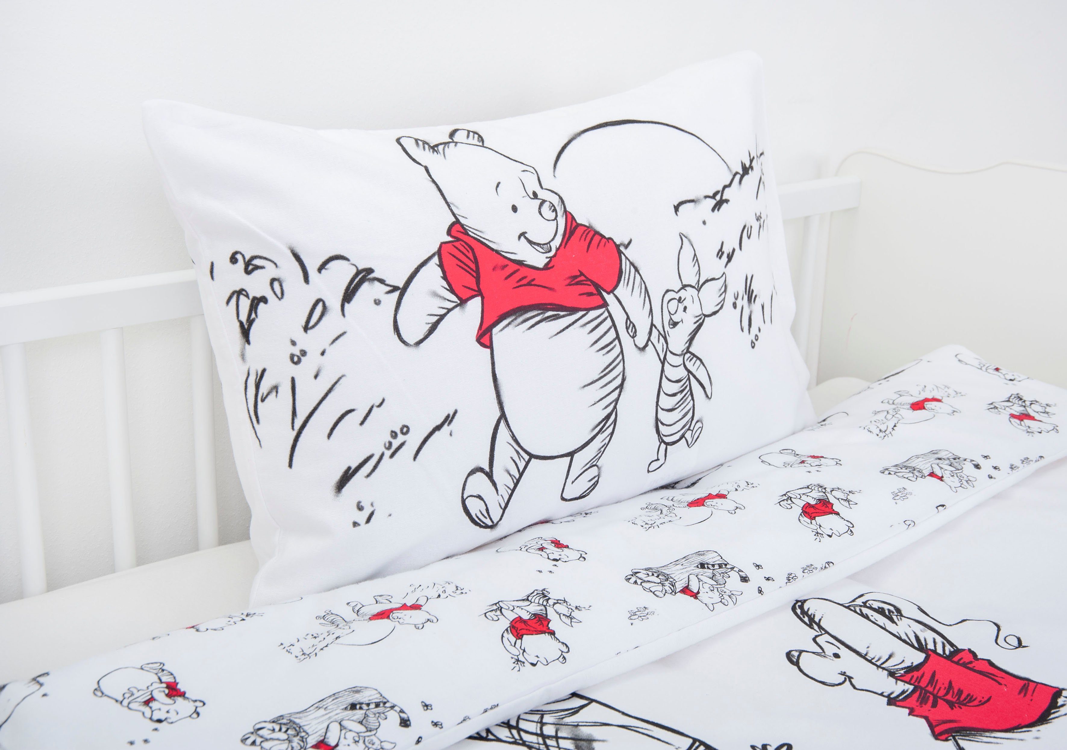 Babybettwäsche ´s Winnie Pooh, , Renforcé, mit liebevollem Motiv