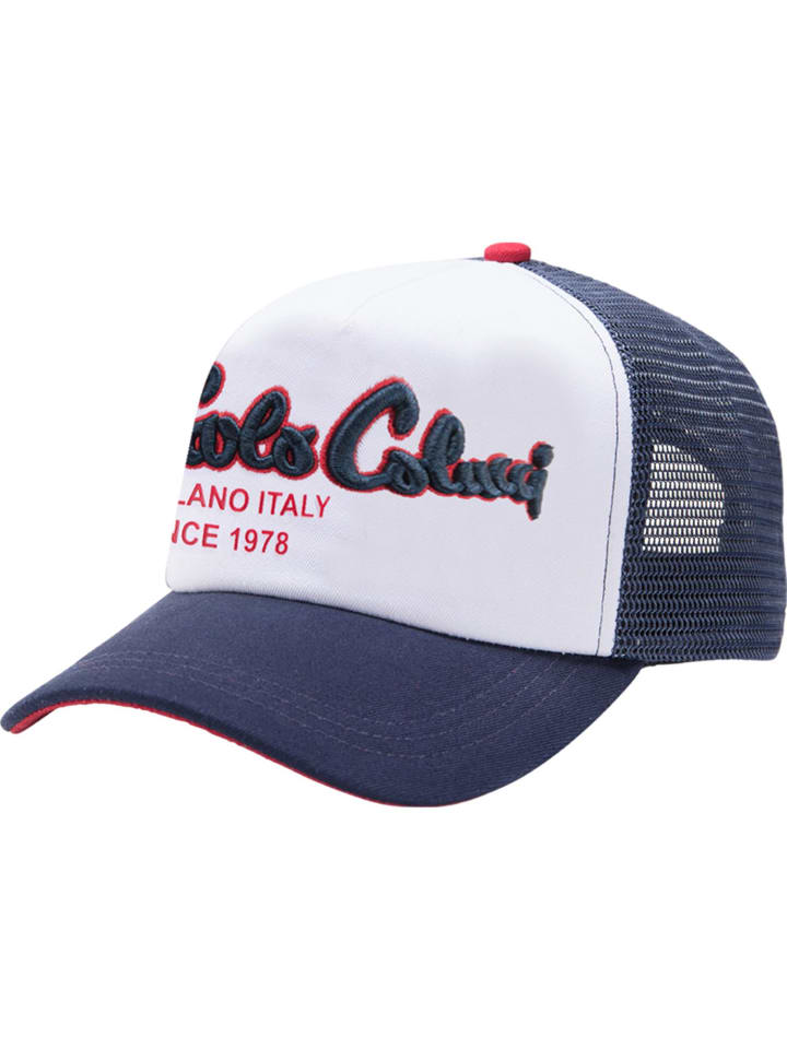 Carlo Colucci Trucker Cap Comberlato in Weiß / Blau günstig kaufen onesize
