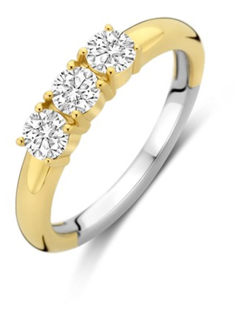 TI SENTO - Milano Ring gullbelagt 12349ZY
