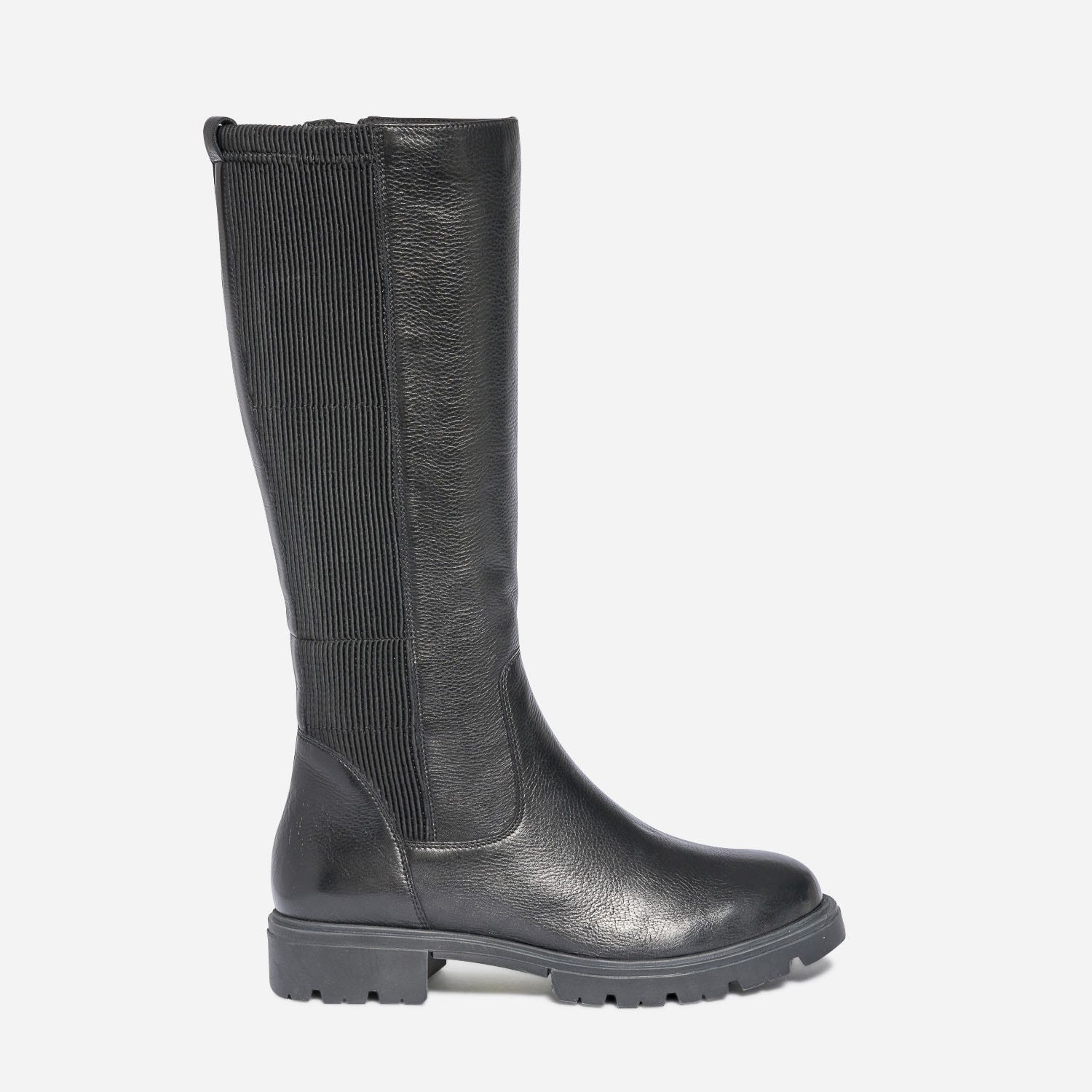 Botte CAPRICE noire en cuir