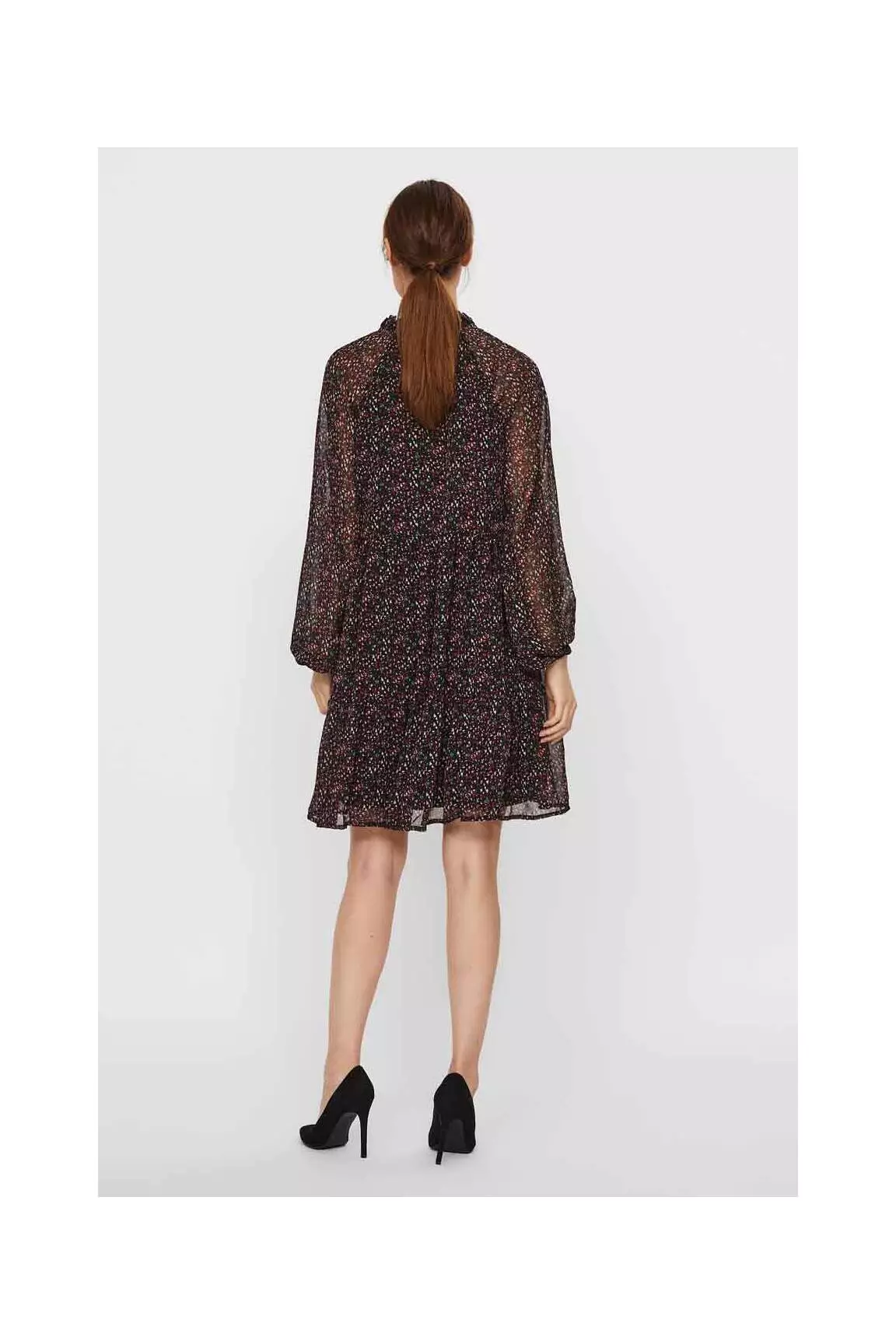 Vero Moda Robes Mi Longues Femme couleur noir
