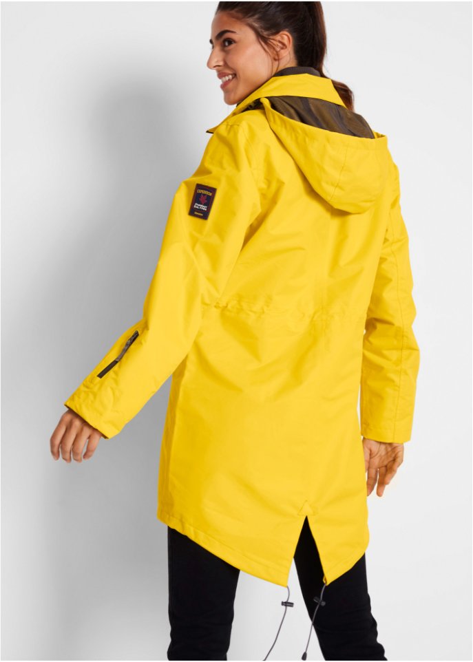 Funktions-Outdoor-Kurzmantel mit Kapuze, 2 in 1-Optik