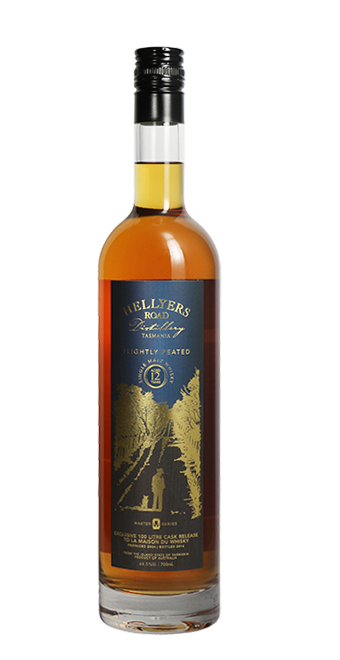 Whisky / Australie Hellyers Road Slightly Peated 70 cl - Single malt - 12 ans d'âge  2004