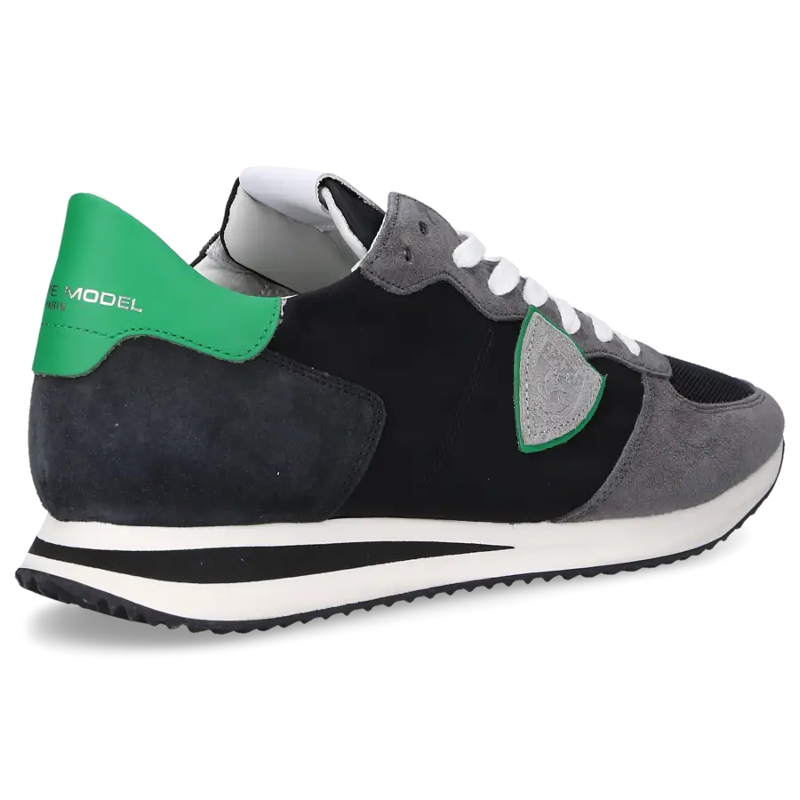 Philippe Model - Sneaker low TZLU Veloursleder - schwarz