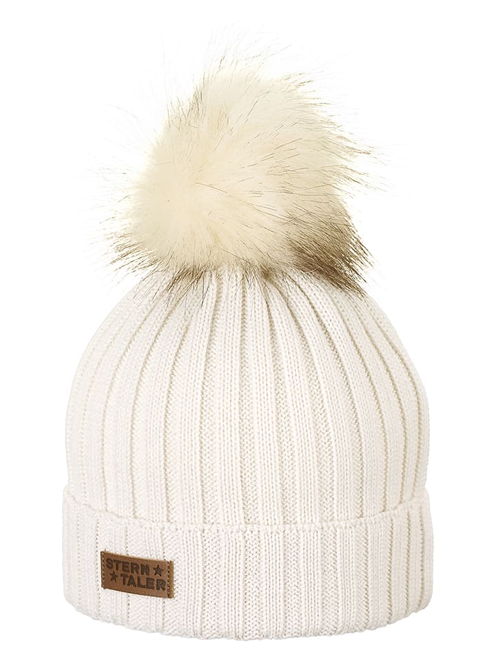 Sterntaler Bommelmütze in Creme günstig kaufen