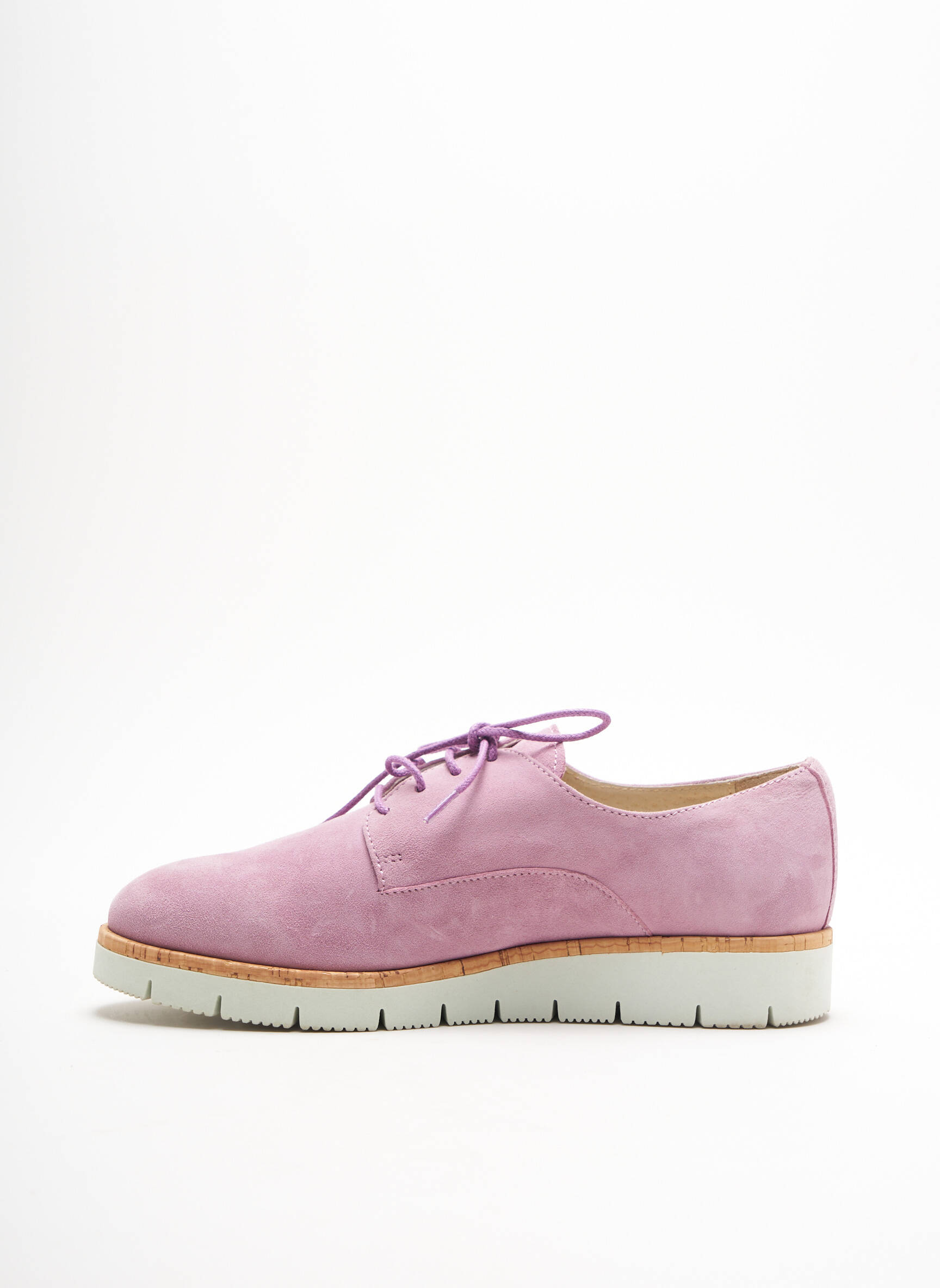 Brodequins Derby Femme couleur violet