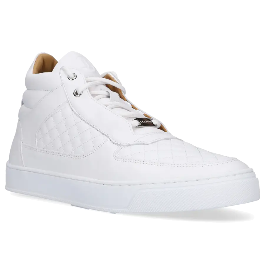 Leandro Lopes - Sneaker high FAISCA Kalbsleder - weiß
