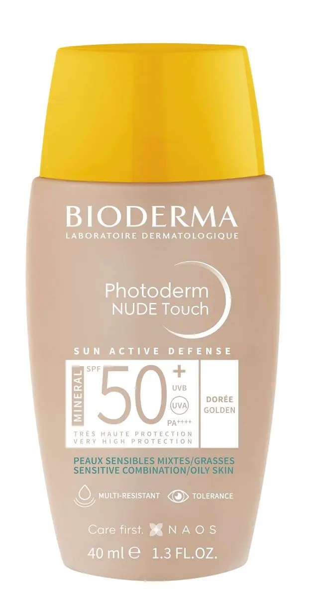 Bioderma Photoderm Nude Touch Mineral Protective Mineral Foundation SPF 50+, Donker