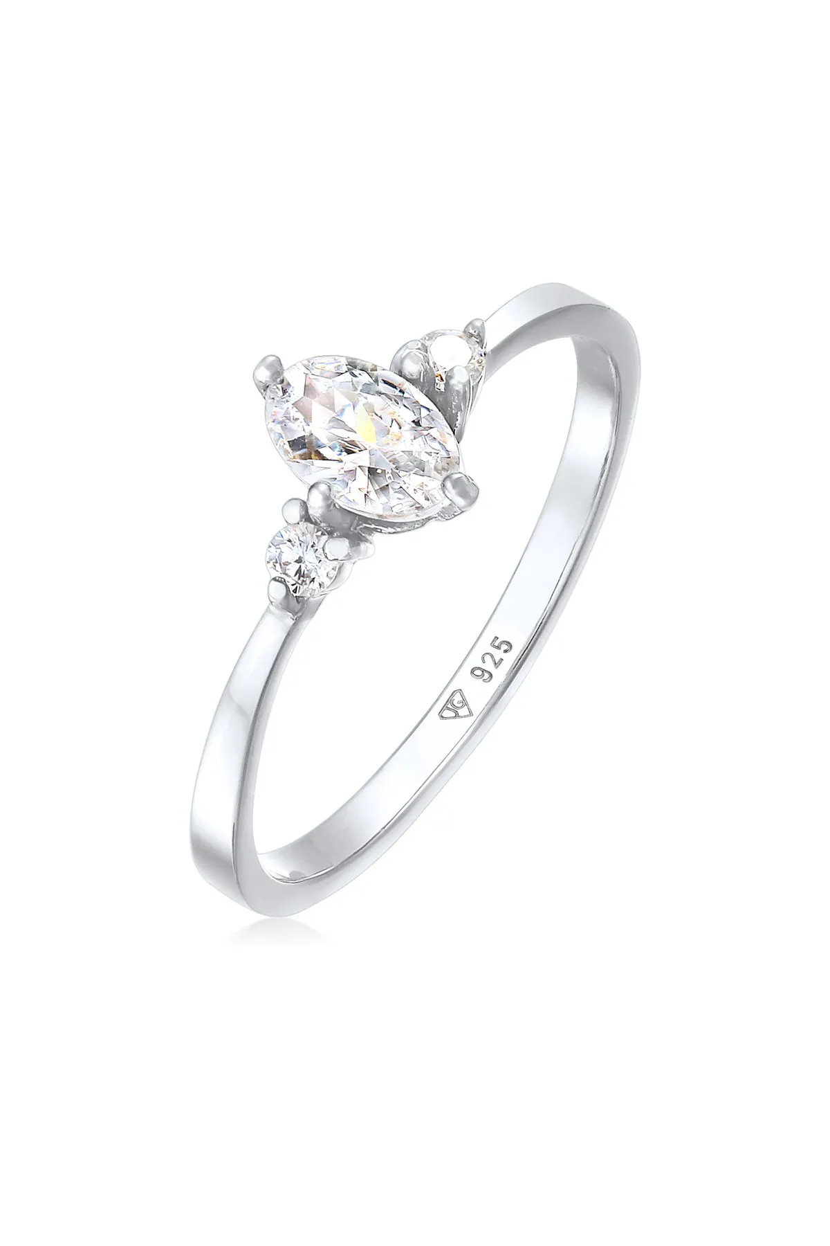 ELLI  Ring - Silberfarben - Zirkon
