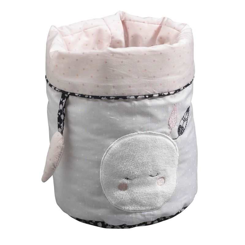 Lot de 3 panières gigognes en tissu Miss fleur de lune